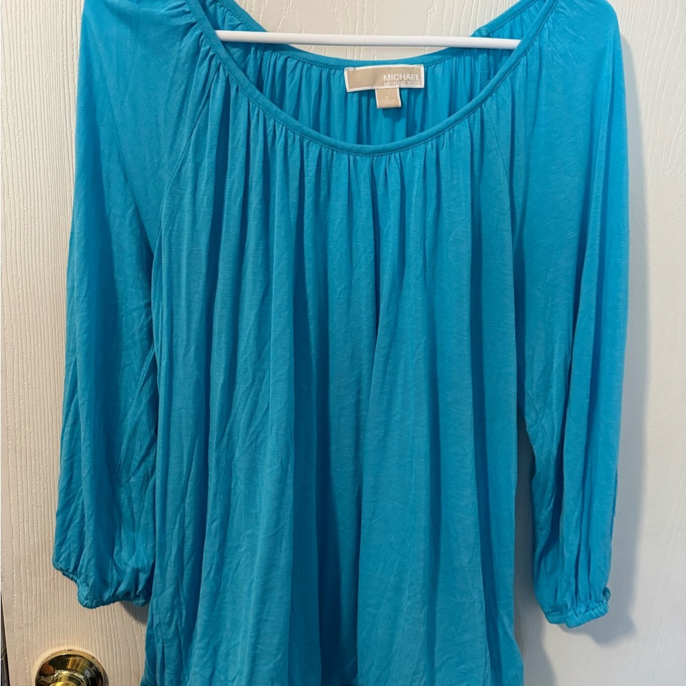 Michael Kors Turquoise Blouse